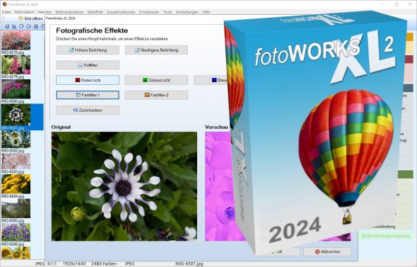 Fotoworks XL 2024 Version Bildbearbeitungsprogramm